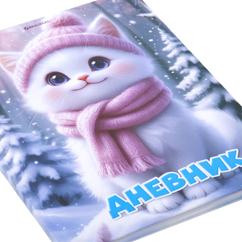 Дневник 1-4 класс 48 л., твердый, BRAUBERG, глянцевая ламинация, с подсказом,