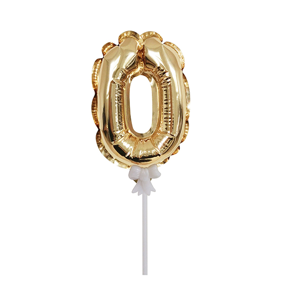 Шар самодув Цифра 0 Gold 18 см шар фольгированный Шар самодув Цифра 0 Gold 18 см шар фольгированный