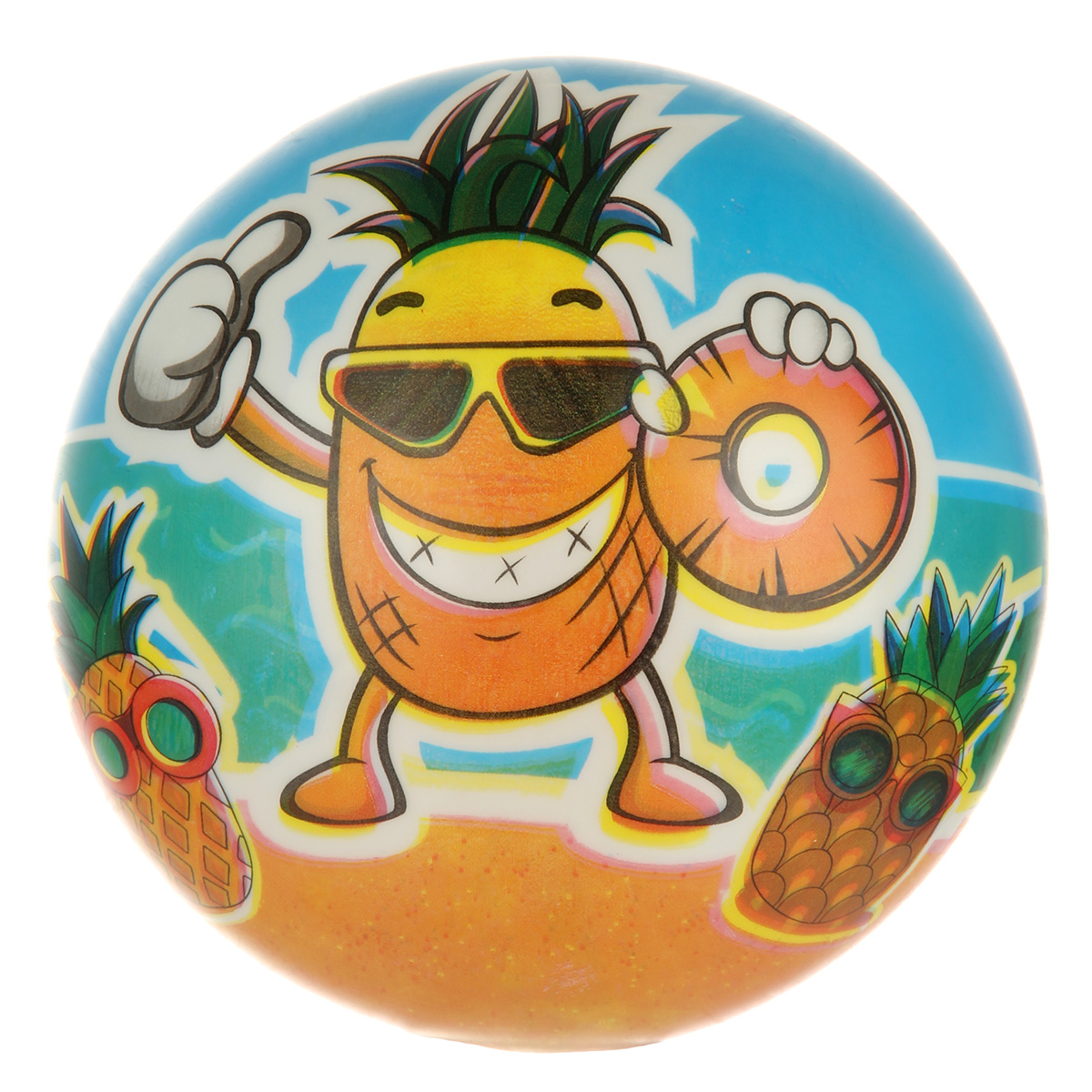 Мяч детский "Заводной ананас" 22 см, 50г Мяч детский "Заводной ананас" 22 см, 50г