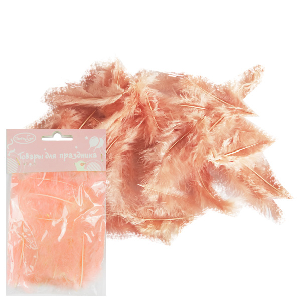 Перья Rose/gold 30 шт Перья Rose/gold 30 шт