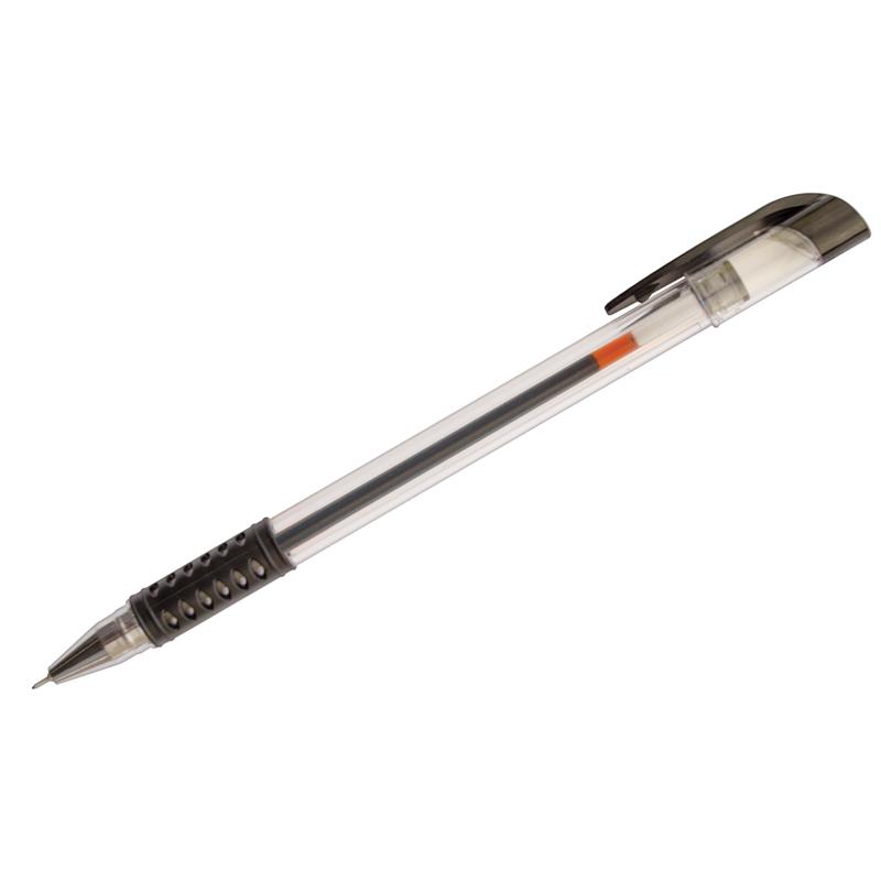 Ручка гелевая "OfficeSpace" черная, 0,5мм, грип: GP905BK_6597 штр.: Ручка гелевая "OfficeSpace" черная, 0,5мм, грип: GP905BK_6597 штр.: