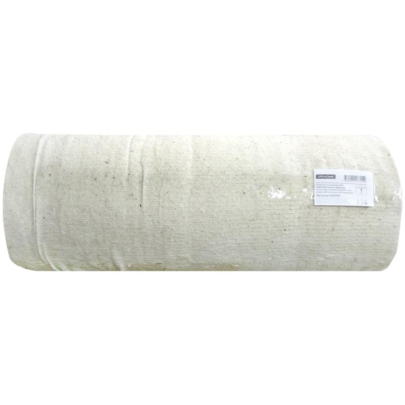 Полотно нетканое холстопрошивное 75см*50м OfficeClean, 210г/м2, прошивка 2,5мм Полотно нетканое холстопрошивное 75см*50м OfficeClean, 210г/м2, прошивка 2,5мм