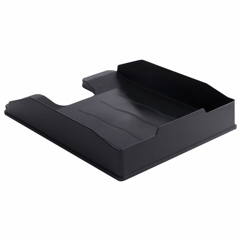 Лоток горизонтальный для бумаг BRAUBERG ECONOMY, 340х255х60 мм, черный, 238106, Лоток горизонтальный для бумаг BRAUBERG ECONOMY, 340х255х60 мм, черный, 238106,