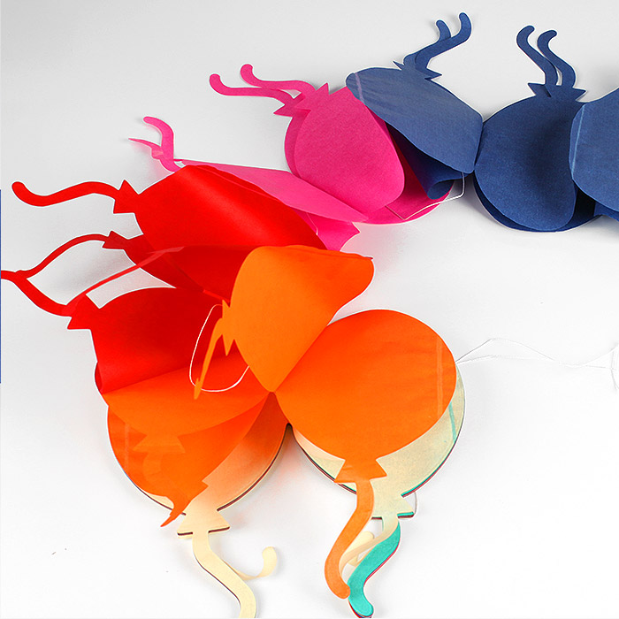 Праздничное украшение растяжка "Шарики" 3м Праздничное украшение растяжка "Шарики" 3м