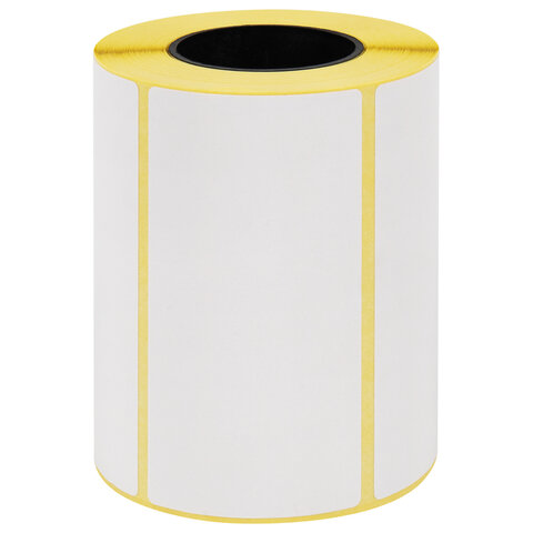 Этикетки термотрансферные, ПОЛУГЛЯНЕЦ, 100х50 мм, 500 этикеток в ролике, 115610