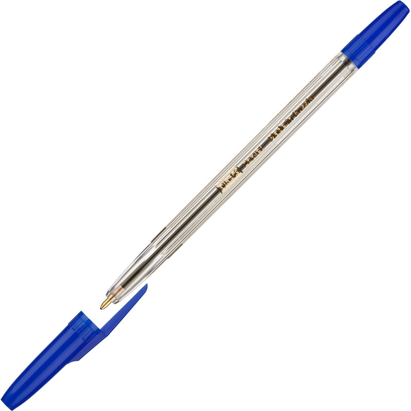 Ручка шариковая Attache Corvet синяя, 0,7мм штр. 4680237026514 Ручка шариковая Attache Corvet синяя, 0,7мм штр. 4680237026514