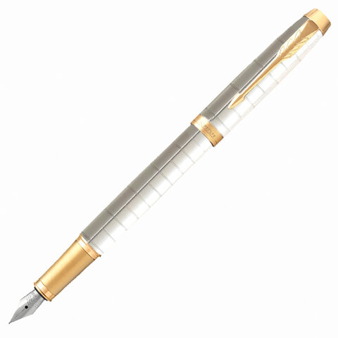 Ручка перьевая PARKER "IM Premium Pearl GT", корпус жемчужный лак, Ручка перьевая PARKER "IM Premium Pearl GT", корпус жемчужный лак,