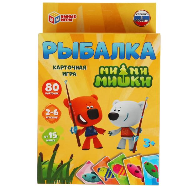 РЫБАЛКА. Развивающие карточки. МиМишки. 80 карточек 55х85мм. Кор: 138х170х40мм РЫБАЛКА. Развивающие карточки. МиМишки. 80 карточек 55х85мм. Кор: 138х170х40мм