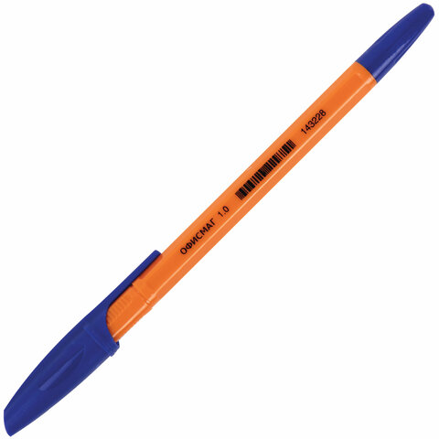 Ручка шариковая ОФИСМАГ "X-333 Orange", СИНЯЯ, корпус оранжевый, узел Ручка шариковая ОФИСМАГ "X-333 Orange", СИНЯЯ, корпус оранжевый, узел