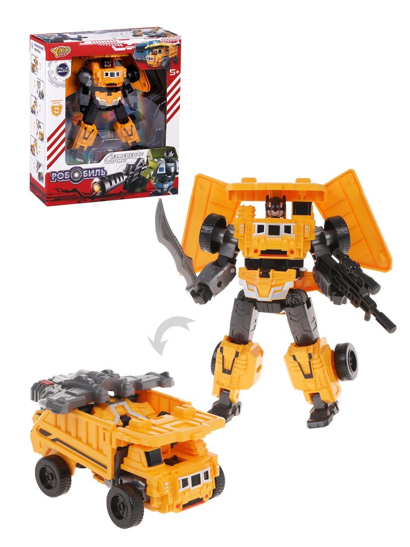 Игровой набор Робот-трансформер, в комплекте 4 предмета Игровой набор Робот-трансформер, в комплекте 4 предмета