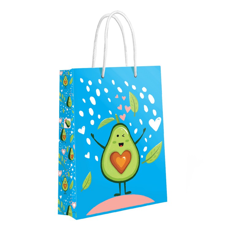 Пакет подарочный большой Авокадо-2, 335*406*155 мм Пакет подарочный большой Авокадо-2, 335*406*155 мм