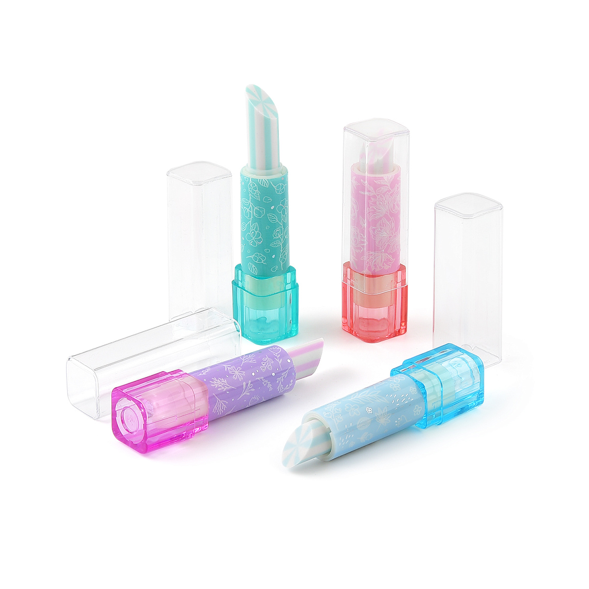 Ластик "Flower Zefir Lipstick", 4 вида Ластик "Flower Zefir Lipstick", 4 вида