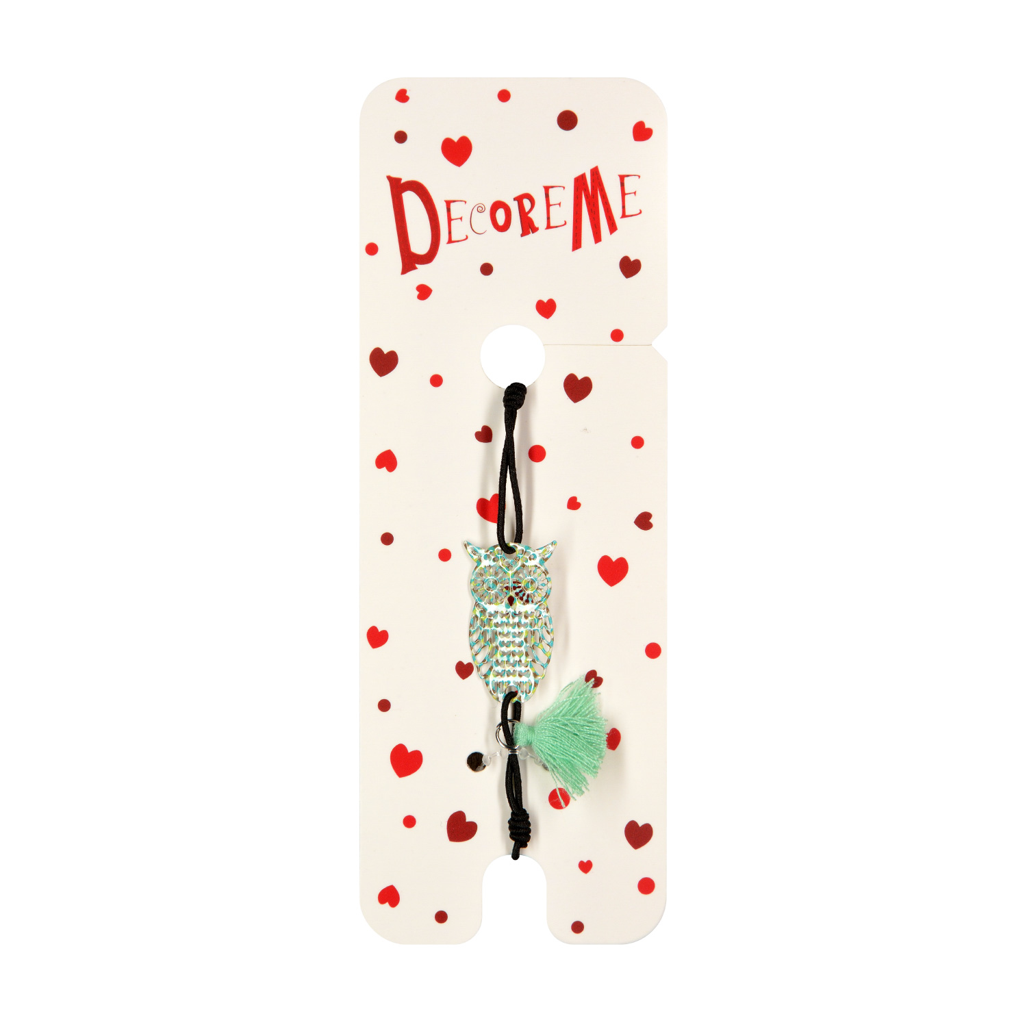 БРАСЛЕТ НА РЕЗИНКЕ, "СОВА" ВИД 1, 5 ЦВЕТОВ