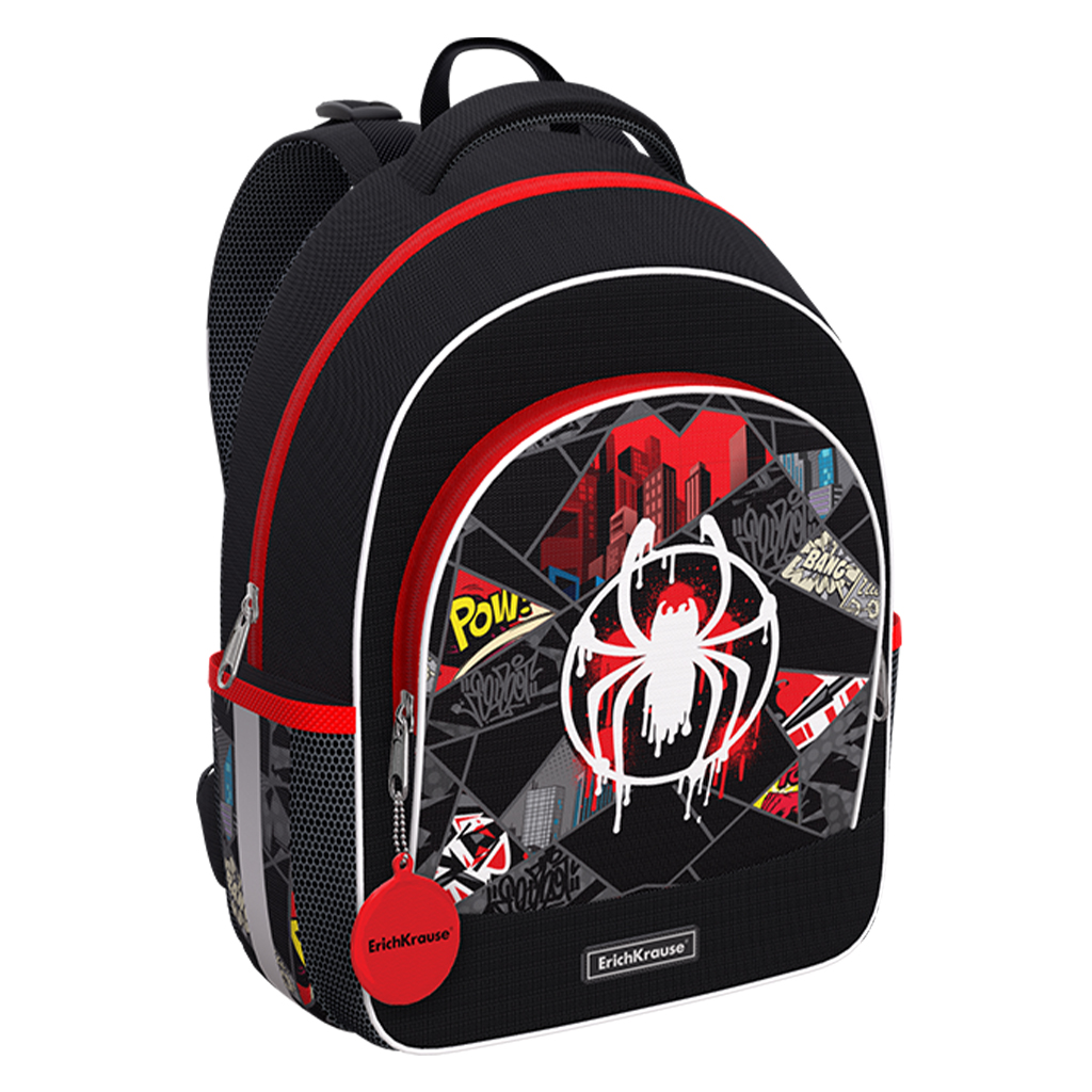 Ученический рюкзак с грудной перемычкой ErichKrause ErgoLine® 15L Spiderweb Ученический рюкзак с грудной перемычкой ErichKrause ErgoLine® 15L Spiderweb