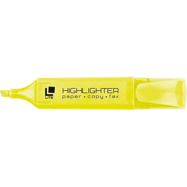 Маркер текстов. LITE классический 1-5 мм желт. скошенный: FML01Y штр.: Маркер текстов. LITE классический 1-5 мм желт. скошенный: FML01Y штр.: