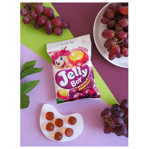 Мармелад жевательный ORION "Jelly Boy" со вкусом красного винограда, Мармелад жевательный ORION "Jelly Boy" со вкусом красного винограда,