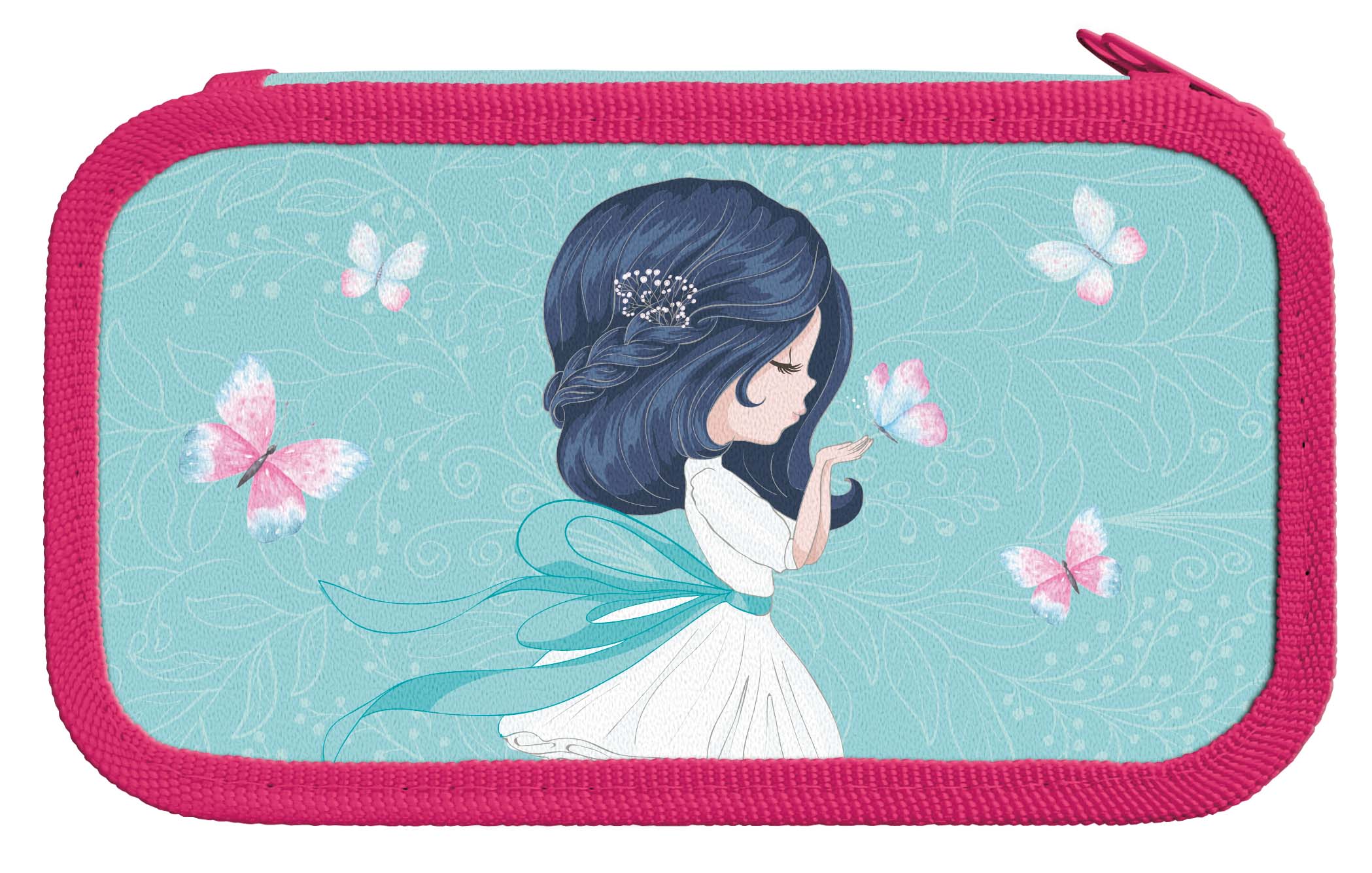 Пенал 3 секц. бол. Schoolformat MAGIC GIRL 190х105х45 картон, полиэстер молния Пенал 3 секц. бол. Schoolformat MAGIC GIRL 190х105х45 картон, полиэстер молния