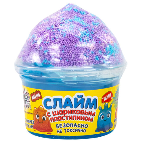 Слайм (лизун) + шариковый пластилин, 115 г, ассорти 6 видов, JOLLY JOT (ДЖОЛЛИ Слайм (лизун) + шариковый пластилин, 115 г, ассорти 6 видов, JOLLY JOT (ДЖОЛЛИ