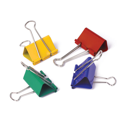 Зажимы для бумаг BRAUBERG, КОМПЛЕКТ 12 шт., 41 мм, на 200 листов, цветные, Зажимы для бумаг BRAUBERG, КОМПЛЕКТ 12 шт., 41 мм, на 200 листов, цветные,