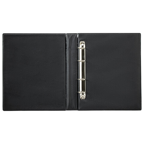 Альбом нумизмата без листов OPTIMA 230*270 мм, на кольцах, ПВХ, черный, STAFF, Альбом нумизмата без листов OPTIMA 230*270 мм, на кольцах, ПВХ, черный, STAFF,