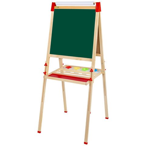 Мольберт растущий 3 в 1 для мела/магнитно-маркерный 50х50 см, бумага для Мольберт растущий 3 в 1 для мела/магнитно-маркерный 50х50 см, бумага для