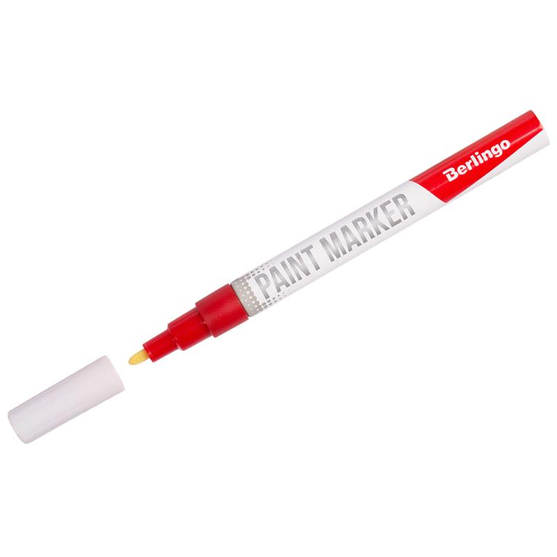 Маркер-краска Berlingo, 2мм, красная, нитро-основа. BMk_02203 Маркер-краска Berlingo, 2мм, красная, нитро-основа. BMk_02203