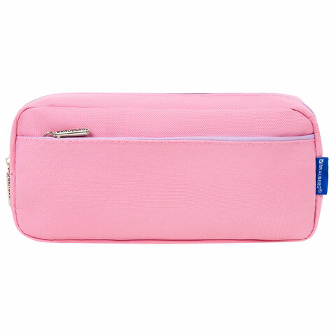 Пенал мягкий BRAUBERG PASTEL, 2 отделения, розовый, 21х9,5х5 см, 272276 Пенал мягкий BRAUBERG PASTEL, 2 отделения, розовый, 21х9,5х5 см, 272276