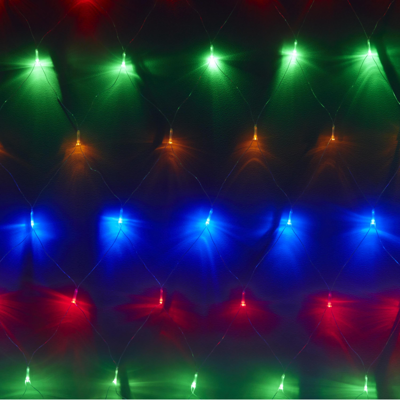 Гирлянда светодиодная мультик, 240 LED (2х3м) прозр провод IP20 SW-XMAXIn-0004 Гирлянда светодиодная мультик, 240 LED (2х3м) прозр провод IP20 SW-XMAXIn-0004