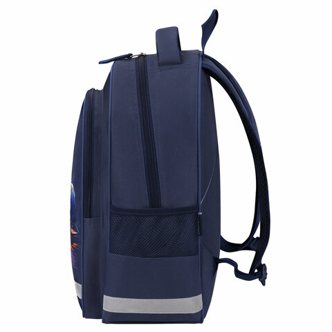 Рюкзак ПИФАГОР SCHOOL, 1 отделение, 3 кармана, "Speed bolid", 38x28х14 Рюкзак ПИФАГОР SCHOOL, 1 отделение, 3 кармана, "Speed bolid", 38x28х14