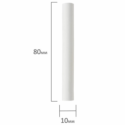 Мел белый BRAUBERG "АКАДЕМИЯ" (АЛГЕМ) 100 штук, круглый, мягкий, Мел белый BRAUBERG "АКАДЕМИЯ" (АЛГЕМ) 100 штук, круглый, мягкий,