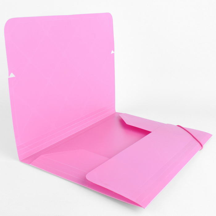 Папка на резинке А4 Diamond розовая Папка на резинке А4 Diamond розовая