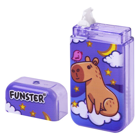 Корректирующая лента FUNSTER (ФАНСТЕР) "КАПИБАРЫ", 5 мм х 5 м, корпус