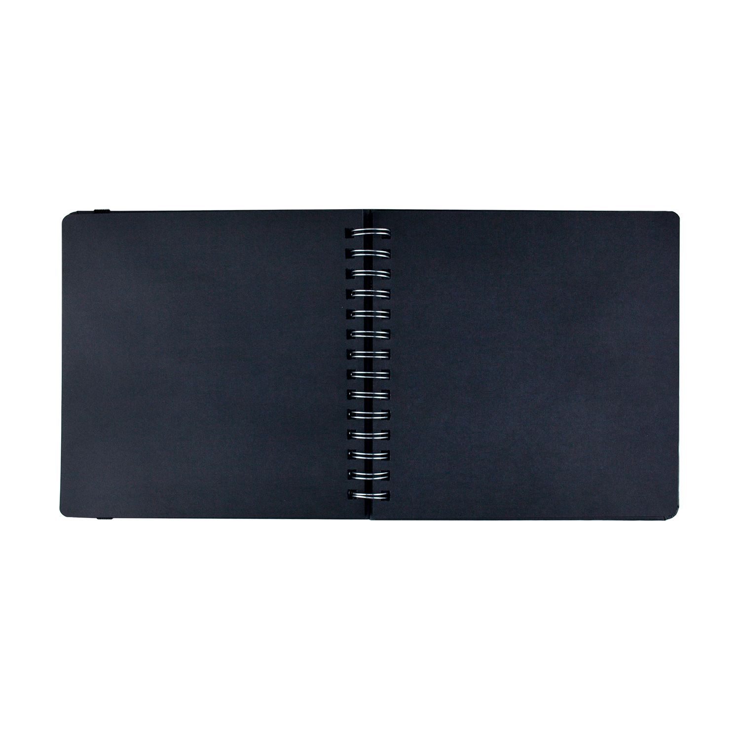 SKETCHBOOK BV, 200х200 мм, 80Л, ЧЕРНЫЙ 110 гр. НА ГРЕБНЕ (4 ВИДА)