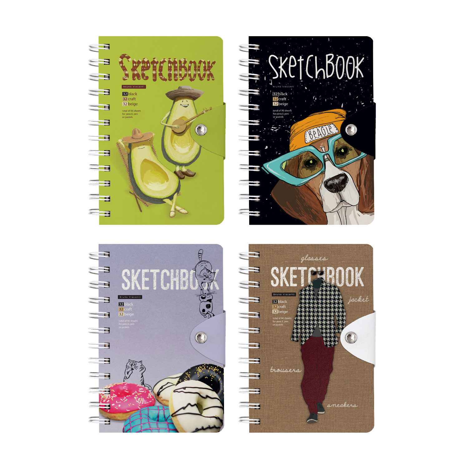 SKETCHBOOK BV, 140х210 мм, 96Л. IVORY80 ГР.+КРАФТ 80ГР.+BLACK 80ГР НА ГРЕБНЕ С SKETCHBOOK BV, 140х210 мм, 96Л. IVORY80 ГР.+КРАФТ 80ГР.+BLACK 80ГР НА ГРЕБНЕ С
