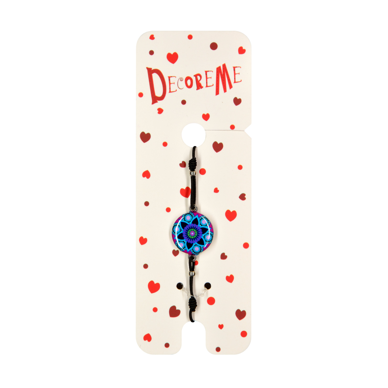 БРАСЛЕТ НА РЕЗИНКЕ, "ОРНАМЕНТ" ВИД 1, 7 ЦВЕТОВ