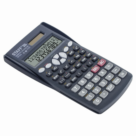 Калькулятор инженерный двухстрочный STAFF STF-810 (181х85 мм), 240 функций, 10+2 Калькулятор инженерный двухстрочный STAFF STF-810 (181х85 мм), 240 функций, 10+2