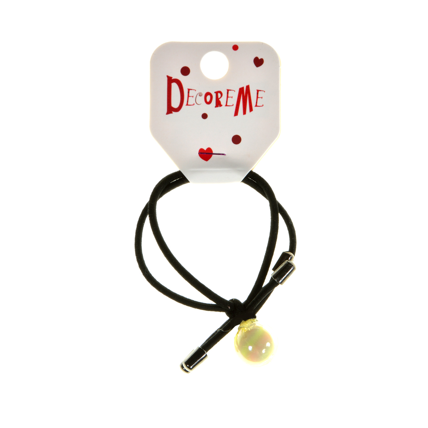 РЕЗИНКА ДЛЯ ВОЛОС "СИЯЮЩАЯ КАПЕЛЬКА" 1 ШТ, 3 ЦВЕТА