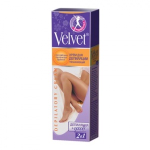 Velvet Крем для депиляции 2 в1 (увлажняющий, с экстрактом тропических фруктов), Velvet Крем для депиляции 2 в1 (увлажняющий, с экстрактом тропических фруктов),