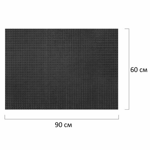 Коврик придверный 60х90 см, ГРАФИТ пластиковый грязезащитный, толщина 10 мм,