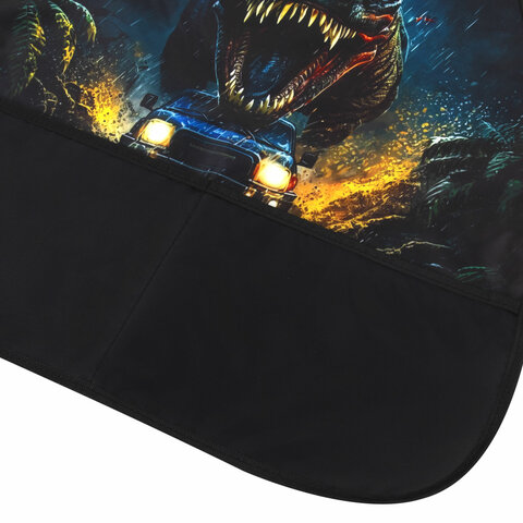 Накидка фартук с нарукавниками для труда BRAUBERG KIDS, 2 кармана, 46x54 см,