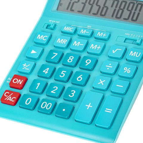 Калькулятор настольный CASIO GR-12С-LB (210х155 мм), 12 разрядов, двойное Калькулятор настольный CASIO GR-12С-LB (210х155 мм), 12 разрядов, двойное
