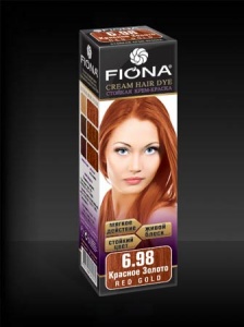 Fiona Крем-краска Красное золото 6.98/6698 Fiona Крем-краска Красное золото 6.98/6698