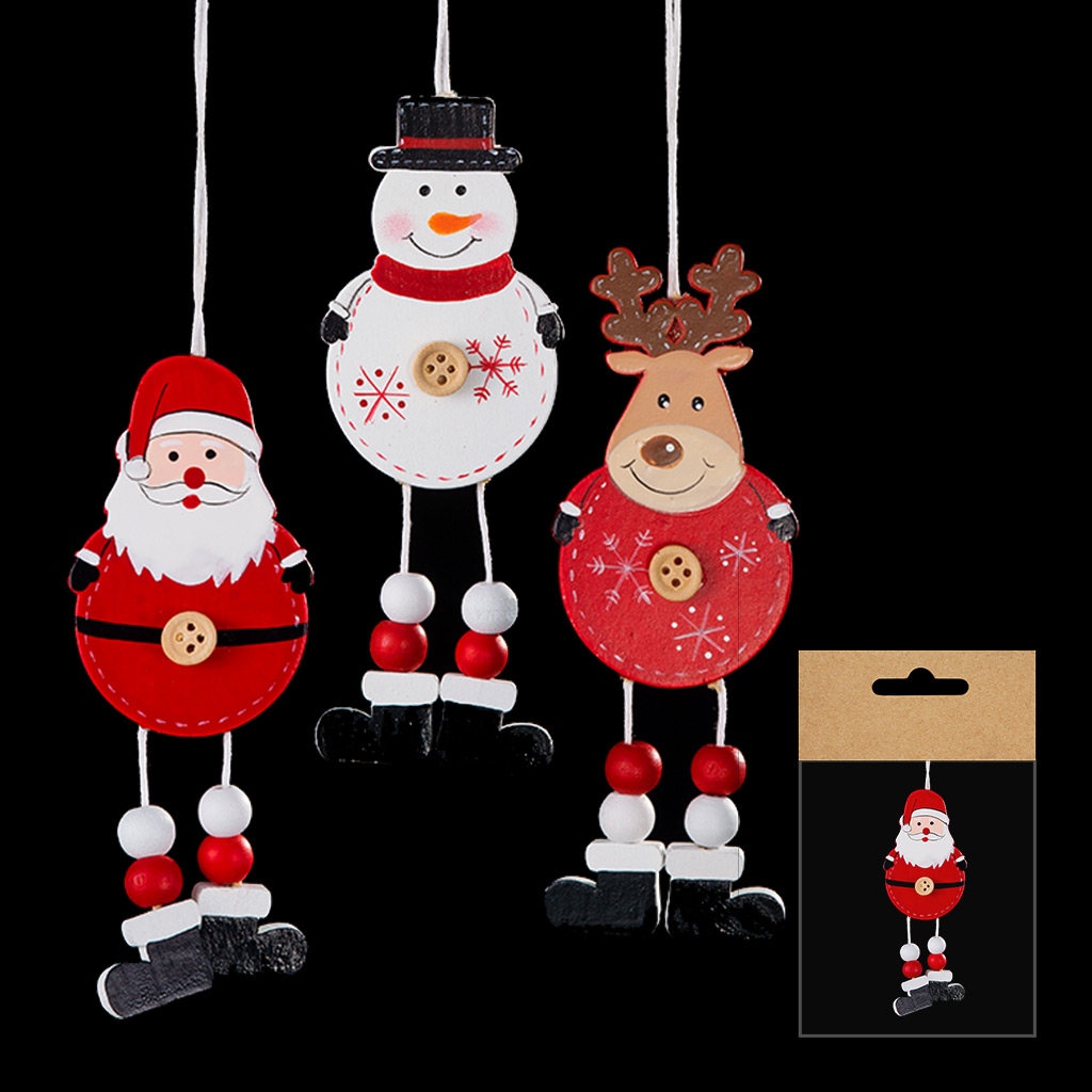 Украшение ErichKrause Decor Новогодний друг 12см, дерево Украшение ErichKrause Decor Новогодний друг 12см, дерево
