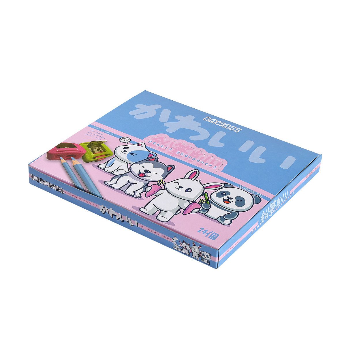 Точилка BrunoVisconti® (54 х 42 х 27 мм) "KAWAII ANIMALS" 4 вида. Арт. Точилка BrunoVisconti® (54 х 42 х 27 мм) "KAWAII ANIMALS" 4 вида. Арт.