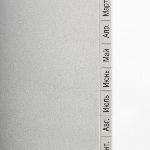 Разделитель пластиковый BRAUBERG, А4, 12 листов, Январь-Декабрь, оглавление, Разделитель пластиковый BRAUBERG, А4, 12 листов, Январь-Декабрь, оглавление,