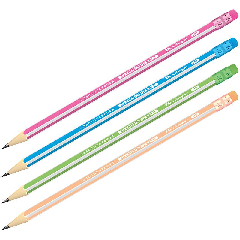 Карандаш ч/г "Triangle ultra" HB, трехгран., c ластиком, заточен.: Карандаш ч/г "Triangle ultra" HB, трехгран., c ластиком, заточен.: