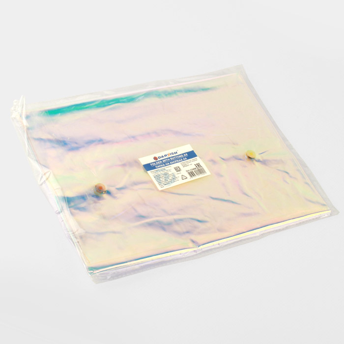 Папка ПВХ "Darvish" 25.5*18.5 на кнопках Папка ПВХ "Darvish" 25.5*18.5 на кнопках