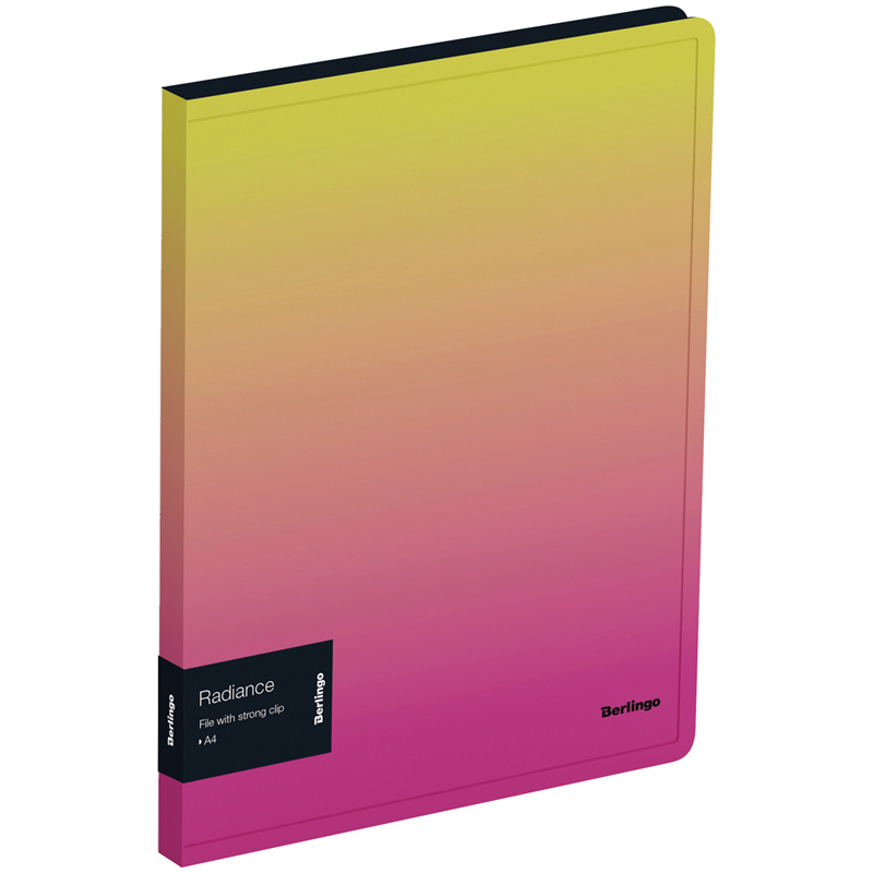Папка c зажимом Berlingo "Radiance" А4, пластик, 17мм, 600мкм, с Папка c зажимом Berlingo "Radiance" А4, пластик, 17мм, 600мкм, с