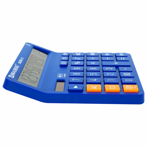 Калькулятор настольный BRAUBERG DIGITAL-12-BL (151х152 мм), 12 разрядов, двойное
