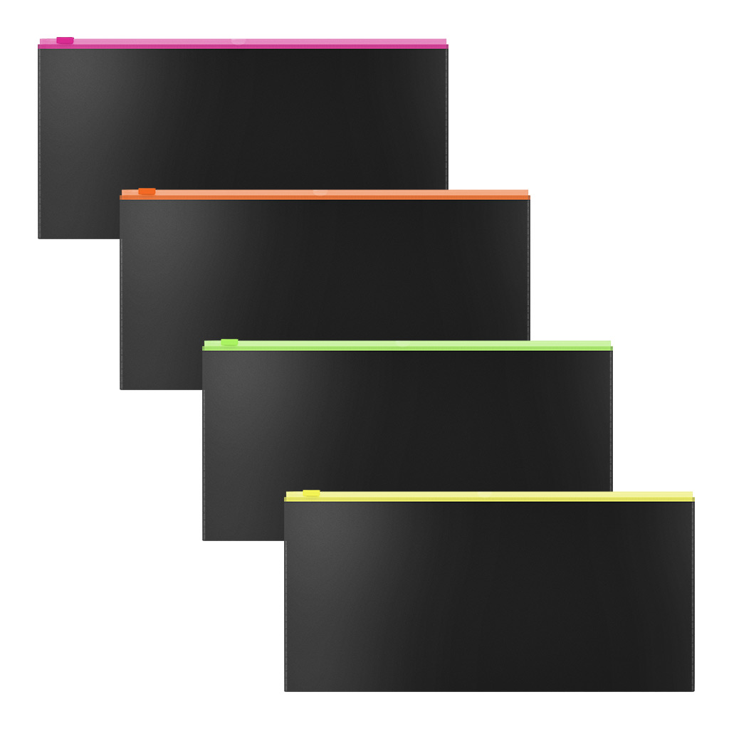 Zip-пакет пластиковый Erich Krause® Matt Accent, Travel, ассорти (в пакете по 12 Zip-пакет пластиковый Erich Krause® Matt Accent, Travel, ассорти (в пакете по 12